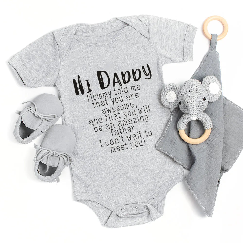 Bodysuit Gray Body Baby Boy Girl