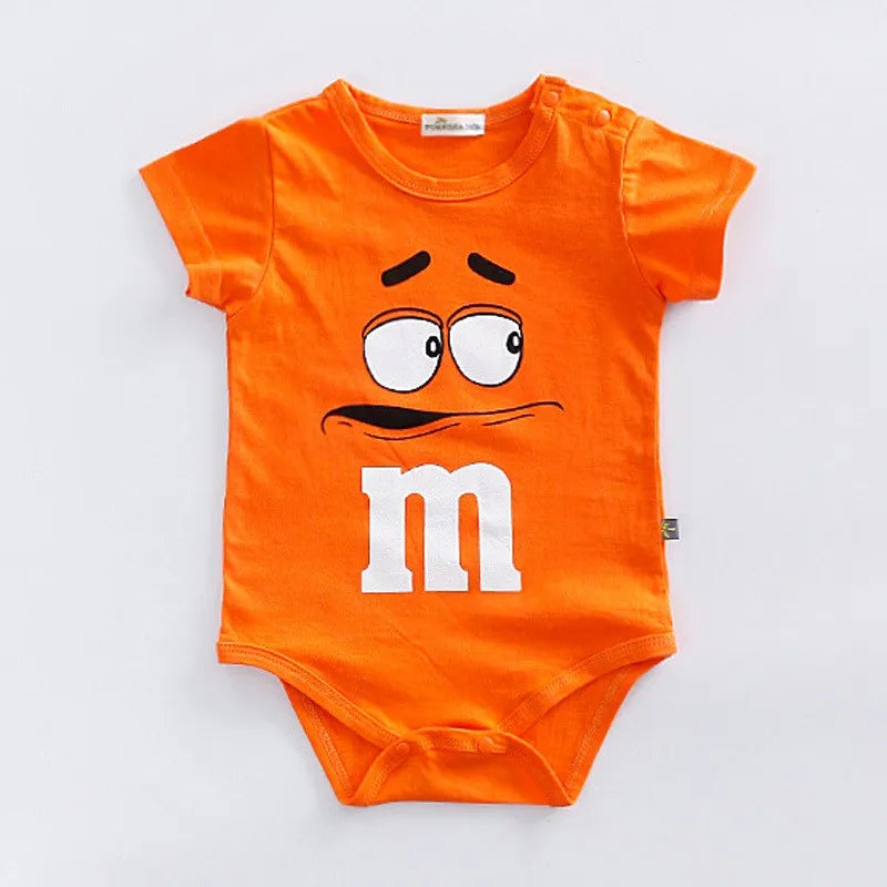Baby Clothes Summer Short-sleeved Triangle Climbing Clothes Romper Toddler Costume Cotton Bodysuits (0-24month)