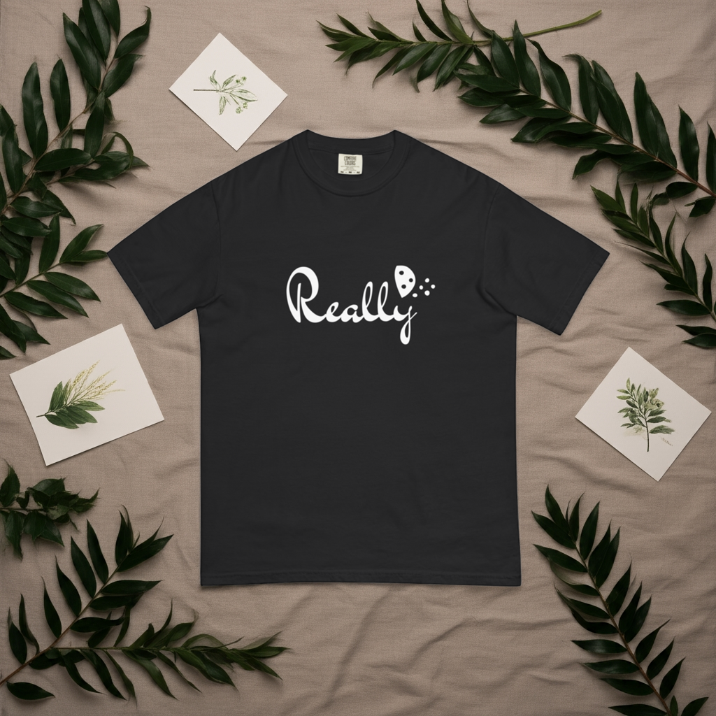 Really Unisex garment-dyed heavyweight t-shirt