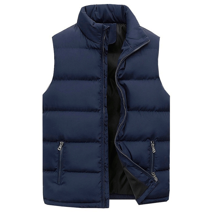 Mens Vest Jacket Warm Sleeveless Jackets Winter