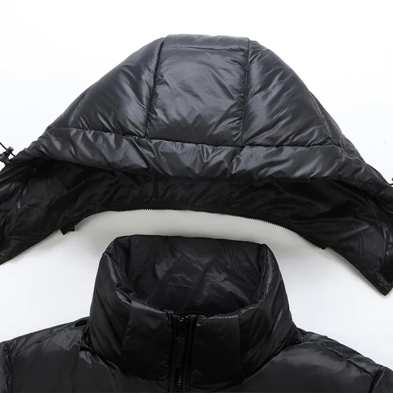 Thicken Autumn Winter Men Jackets Warm Hooded Jacket