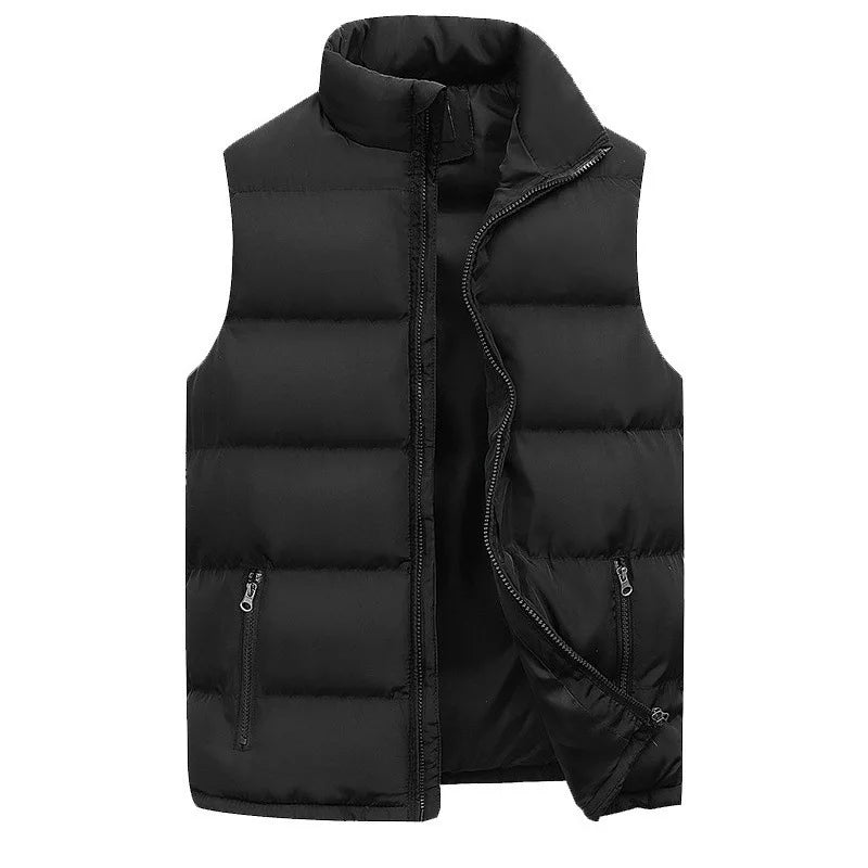 Mens Vest Jacket Warm Sleeveless Jackets Winter