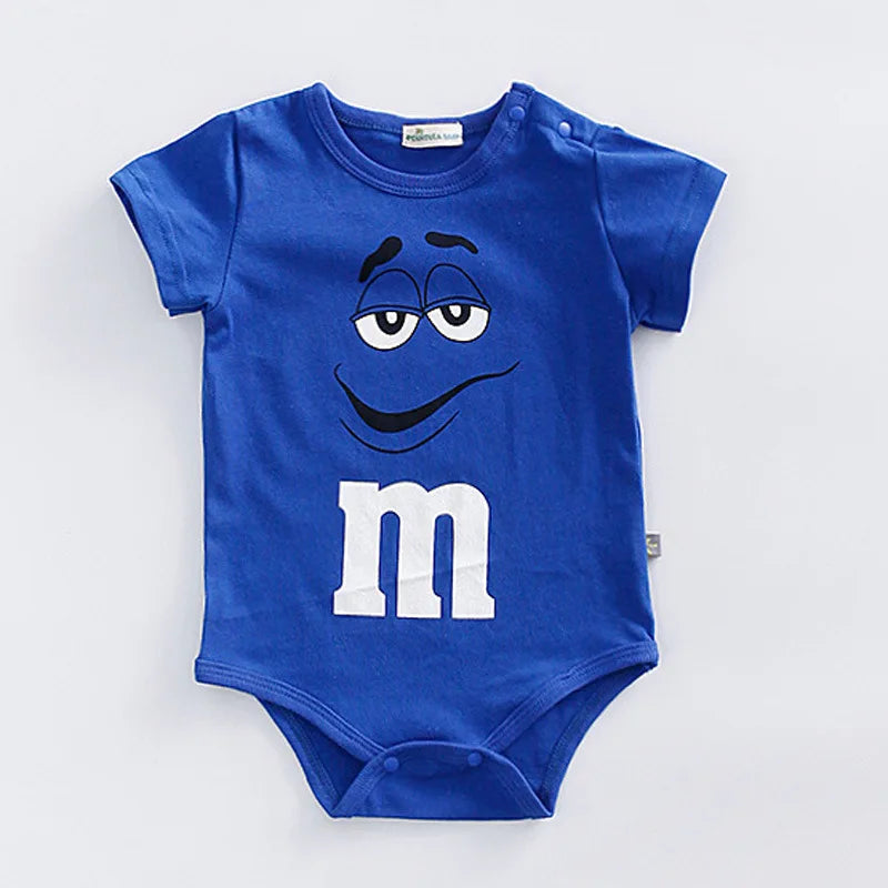 Baby Clothes Summer Short-sleeved Triangle Climbing Clothes Romper Toddler Costume Cotton Bodysuits (0-24month)