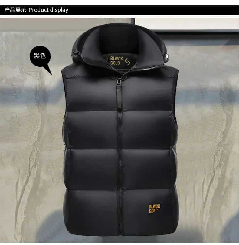 Thicken Autumn Winter Men Jackets Warm Hooded Jacket