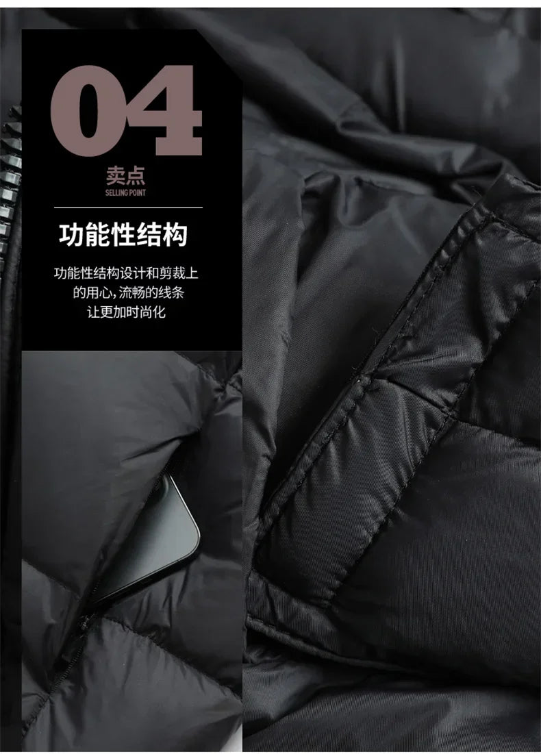 Thicken Autumn Winter Men Jackets Warm Hooded Jacket