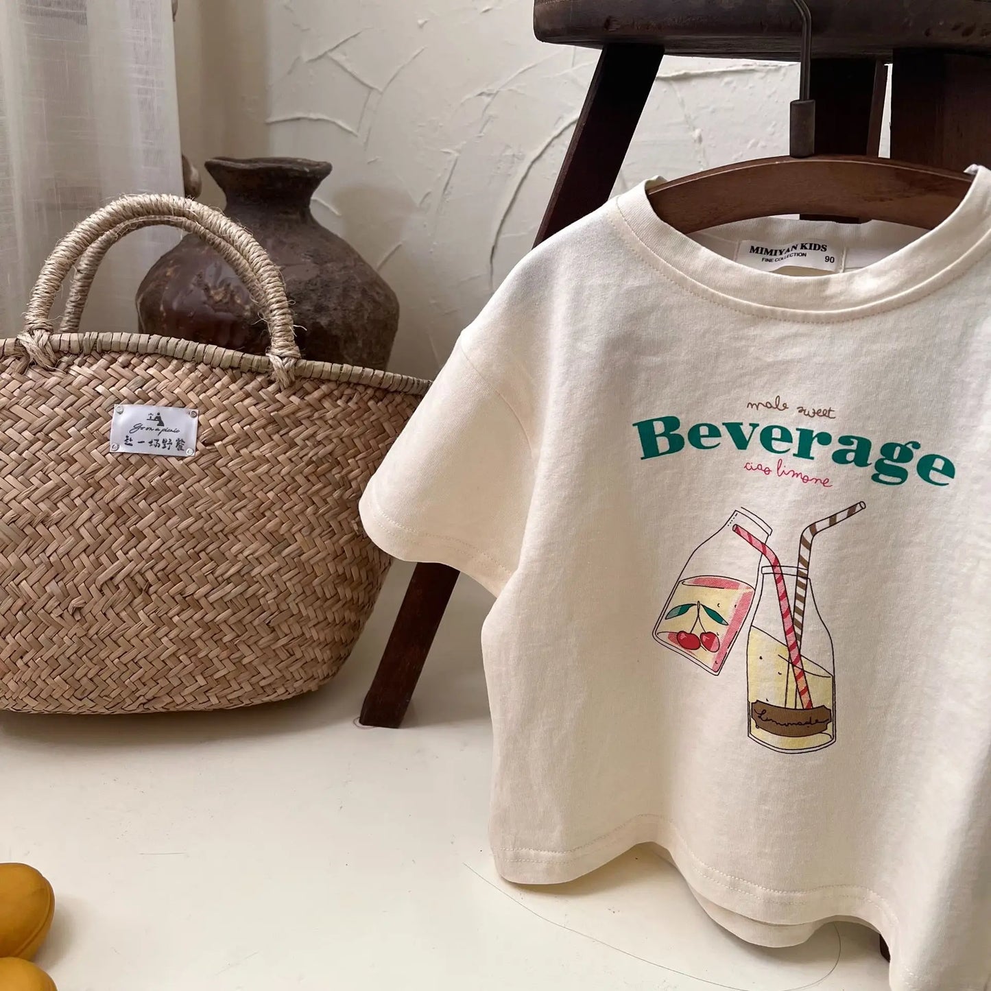 Cotton Baby Clothing Children's Clothing T-Shirt Kids Clothes Boys Girls Summer Cartoon Tops Short Sleeve Clothes