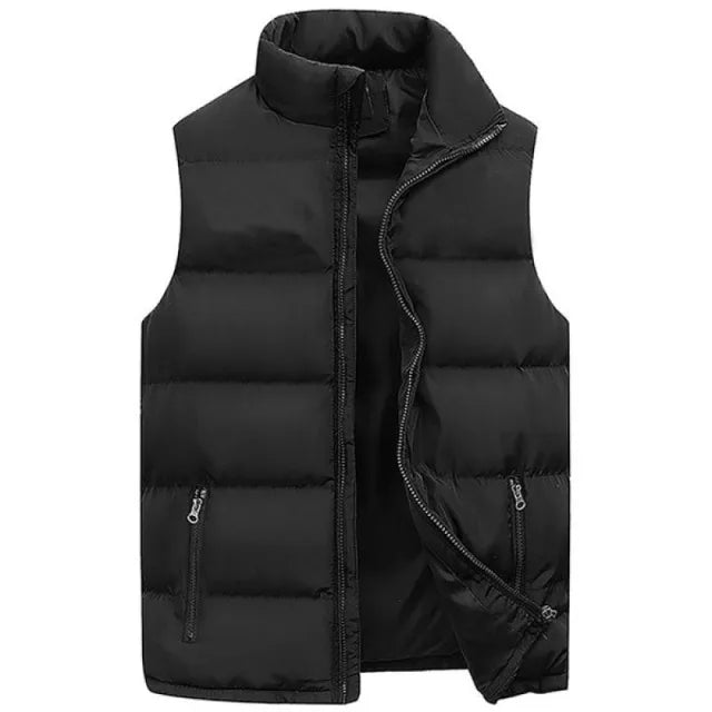 Mens Vest Jacket Warm Sleeveless Jackets Winter